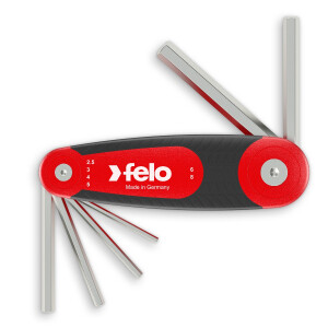 Felo Klapphalter Sechskant 6-tlg. HEX 2,5 - 8,0 mm...