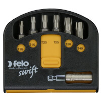 Felo Bit-Box swift C 6,3 x 25 mm 7-tlg. TORX®/BH 00002060316