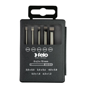 Felo Bit-Box Profi E 6,3 x 73 mm 5-tlg. SL 00003091716