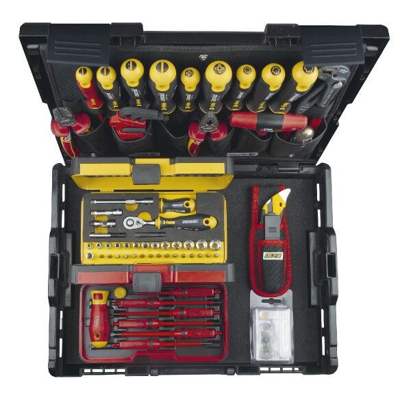 Felo Werkzeugkoffer ERGONIC + E-smart VDE 75 tlg.  00041397508