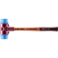 SIMPLEX-Schonhammer, TPE-soft; mit Tempergussgehäuse und hochwertigem Holzstiel | D=40 mm | 3001.040
