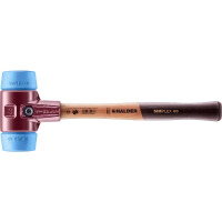SIMPLEX-Schonhammer, TPE-soft; mit Tempergussgehäuse und hochwertigem Holzstiel | D=60 mm | 3001.060