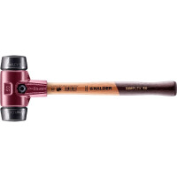 SIMPLEX-Schonhammer, Gummikomposition; mit Tempergussgehäuse und hochwertigem Holzstiel | D=50 mm | 3002.050