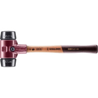 SIMPLEX-Schonhammer, Gummikomposition; mit Tempergussgehäuse und hochwertigem Holzstiel | D=60 mm | 3002.060