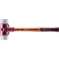 SIMPLEX-Schonhammer, TPE-mid; mit Tempergussgehäuse und hochwertigem Holzstiel | D=40 mm | 3003.040