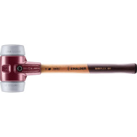 SIMPLEX-Schonhammer, TPE-mid; mit Tempergussgehäuse und hochwertigem Holzstiel | D=80 mm | 3003.080
