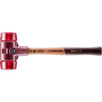 SIMPLEX-Schonhammer, Plastik; mit Tempergussgehäuse und hochwertigem Holzstiel | D=60 mm | 3006.060
