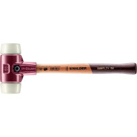 SIMPLEX-Schonhammer, Nylon; mit Tempergussgehäuse und hochwertigem Holzstiel | D=50 mm | 3008.050