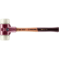 SIMPLEX-Schonhammer, Nylon; mit Tempergussgehäuse und hochwertigem Holzstiel | D=60 mm | 3008.060