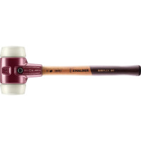 SIMPLEX-Schonhammer, Nylon; mit Tempergussgehäuse und hochwertigem Holzstiel | D=80 mm | 3008.080