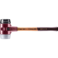 SIMPLEX-Schonhammer, TPE-mid / Gummikomposition; mit Tempergussgehäuse und hochwertigem Holzstiel | D=80 mm | 3023.080