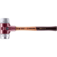 SIMPLEX-Schonhammer, TPE-mid / Weichmetall; mit Tempergussgehäuse und hochwertigem Holzstiel | D=60 mm | 3039.060