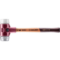 SIMPLEX-Schonhammer, Superplastik / Weichmetall; mit Tempergussgehäuse und hochwertigem Holzstiel | D=50 mm | 3079.050