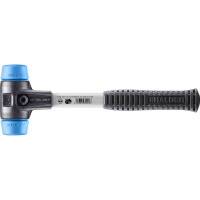 SIMPLEX-Schonhammer, TPE-soft; mit verstärktem Tempergussgehäuse und Fiberglasstiel | D=40 mm | 3701.040