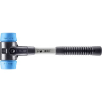 SIMPLEX-Schonhammer, TPE-soft; mit verstärktem Tempergussgehäuse und Fiberglasstiel | D=60 mm | 3701.060