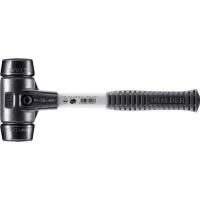 SIMPLEX-Schonhammer, Gummikomposition; mit verstärktem Tempergussgehäuse und Fiberglasstiel | D=50 mm | 3702.050