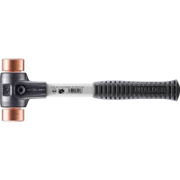 SIMPLEX-Schonhammer, Kupfer; mit verstärktem Tempergussgehäuse und Fiberglasstiel | D=40 mm | 3704.040