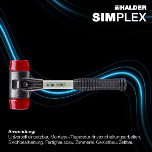 SIMPLEX-Schonhammer, Plastik; mit verstärktem...