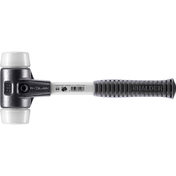 SIMPLEX-Schonhammer, Superplastik; mit verstärktem Tempergussgehäuse und Fiberglasstiel | D=50 mm | 3707.050