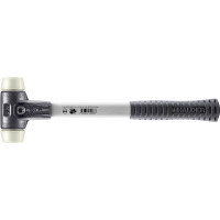 SIMPLEX-Schonhammer, Nylon; mit verstärktem Tempergussgehäuse und Fiberglasstiel | D=30 mm | 3708.030