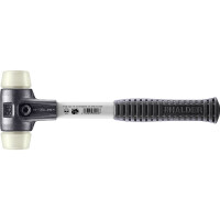 SIMPLEX-Schonhammer, Nylon; mit verstärktem Tempergussgehäuse und Fiberglasstiel | D=40 mm | 3708.040
