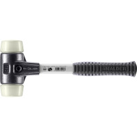 SIMPLEX-Schonhammer, Nylon; mit verstärktem Tempergussgehäuse und Fiberglasstiel | D=50 mm | 3708.050