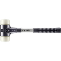 SIMPLEX-Schonhammer, Nylon; mit verstärktem Tempergussgehäuse und Fiberglasstiel | D=60 mm | 3708.060