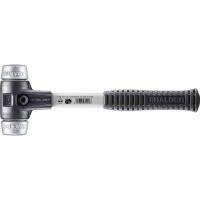 SIMPLEX-Schonhammer, Weichmetall; mit verstärktem Tempergussgehäuse und Fiberglasstiel | D=40 mm | 3709.040