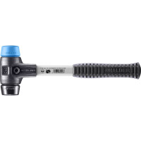SIMPLEX-Schonhammer, TPE-soft / Gummikomposition; mit verstärktem Tempergussgehäuse und Fiberglasstiel | D=40 mm | 3712.040