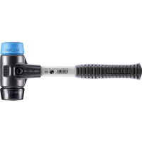 SIMPLEX-Schonhammer, TPE-soft / Gummikomposition; mit verstärktem Tempergussgehäuse und Fiberglasstiel | D=50 mm | 3712.050