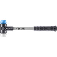 SIMPLEX-Schonhammer, TPE-soft / Superplastik; mit verstärktem Tempergussgehäuse und Fiberglasstiel | D=30 mm | 3717.030