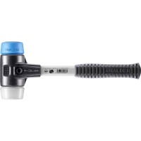 SIMPLEX-Schonhammer, TPE-soft / Superplastik; mit verstärktem Tempergussgehäuse und Fiberglasstiel | D=50 mm | 3717.050