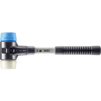SIMPLEX-Schonhammer, TPE-soft / Nylon; mit verstärktem Tempergussgehäuse und Fiberglasstiel | D=60 mm | 3718.060
