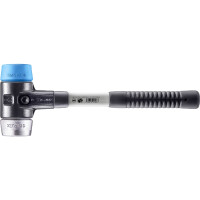 SIMPLEX-Schonhammer, TPE-soft / Weichmetall; mit verstärktem Tempergussgehäuse und Fiberglasstiel | D=60 mm | 3719.060