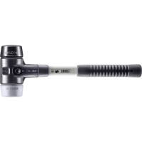 SIMPLEX-Schonhammer, Gummikomposition / TPE-mid; mit verstärktem Tempergussgehäuse und Fiberglasstiel | D=60 mm | 3723.060