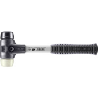 SIMPLEX-Schonhammer, Gummikomposition / Nylon; mit verstärktem Tempergussgehäuse und Fiberglasstiel | D=40 mm | 3728.040