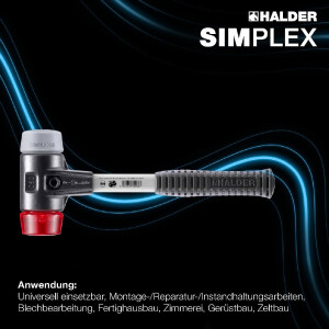 SIMPLEX-Schonhammer, TPE-mid / Plastik; mit...