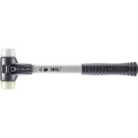 SIMPLEX-Schonhammer, Superplastik / Nylon; mit verstärktem Tempergussgehäuse und Fiberglasstiel | D=30 mm | 3778.030