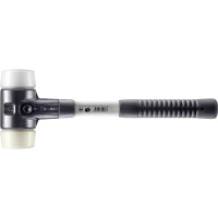 SIMPLEX-Schonhammer, Superplastik / Nylon; mit verstärktem Tempergussgehäuse und Fiberglasstiel | D=60 mm | 3778.060