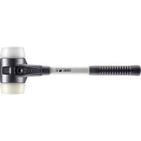 SIMPLEX-Schonhammer, Superplastik / Nylon; mit verstärktem Tempergussgehäuse und Fiberglasstiel | D=80 mm | 3778.080