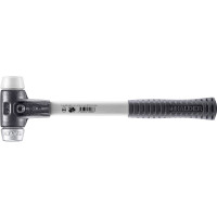 SIMPLEX-Schonhammer, Superplastik / Weichmetall; mit verstärktem Tempergussgehäuse und Fiberglasstiel | D=30 mm | 3779.030