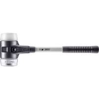 SIMPLEX-Schonhammer, Superplastik / Weichmetall; mit verstärktem Tempergussgehäuse und Fiberglasstiel | D=80 mm | 3779.080