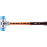 SIMPLEX-Schonhammer, TPE-soft; mit Aluminiumgehäuse und hochwertigem Holzstiel | D=30 mm | 3101.030