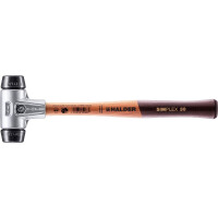 SIMPLEX-Schonhammer, Gummikomposition; mit Aluminiumgehäuse und hochwertigem Holzstiel | D=30 mm | 3102.030