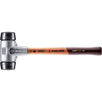 SIMPLEX-Schonhammer, Gummikomposition; mit Aluminiumgehäuse und hochwertigem Holzstiel | D=50 mm | 3102.050