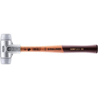 SIMPLEX-Schonhammer, TPE-mid; mit Aluminiumgehäuse und hochwertigem Holzstiel | D=30 mm | 3103.030