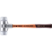 SIMPLEX-Schonhammer, TPE-mid; mit Aluminiumgehäuse und hochwertigem Holzstiel | D=40 mm | 3103.040