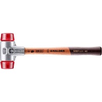 SIMPLEX-Schonhammer, Plastik; mit Aluminiumgehäuse und hochwertigem Holzstiel | D=40 mm | 3106.040