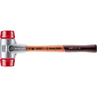 SIMPLEX-Schonhammer, Plastik; mit Aluminiumgehäuse und hochwertigem Holzstiel | D=50 mm | 3106.050