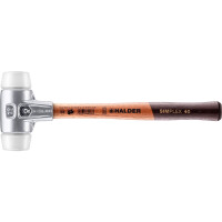 SIMPLEX-Schonhammer, Superplastik; mit Aluminiumgehäuse und hochwertigem Holzstiel | D=40 mm | 3107.040